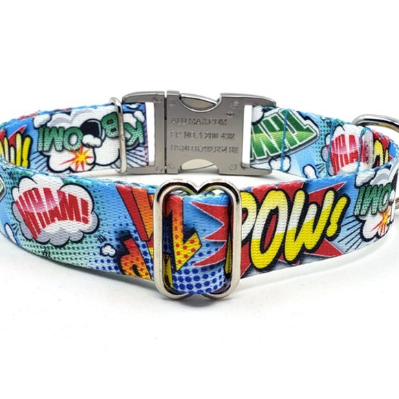 COMIC POP DOG COLLAR - Picture 2 of 2